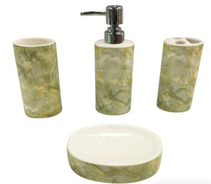 طقم اكسسوارات حمام سيراميك