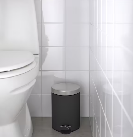 حاوية نفايات, رمادي غامق